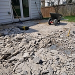 paver floor for a patio