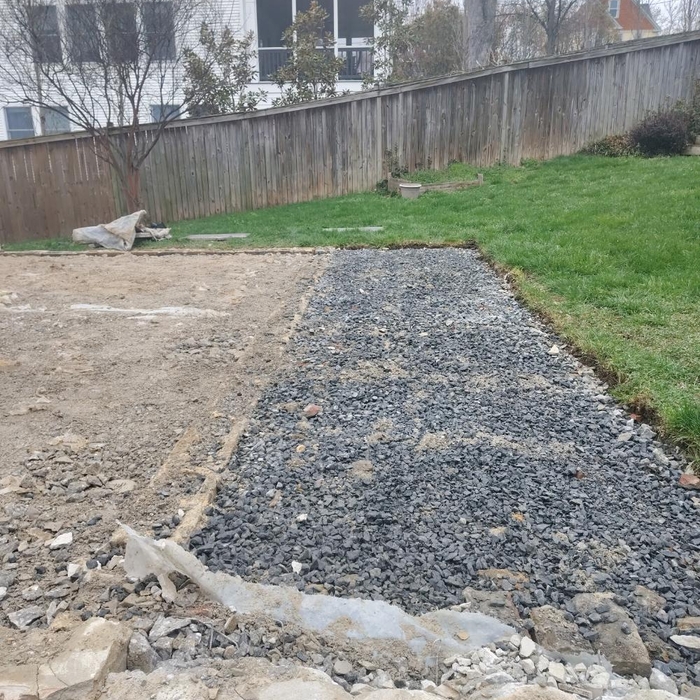 paver floor for a patio