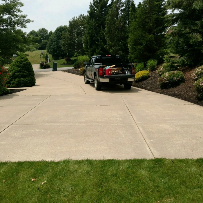 Pressure Washing Driveway