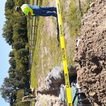 Outlet trenching for this septic job.
