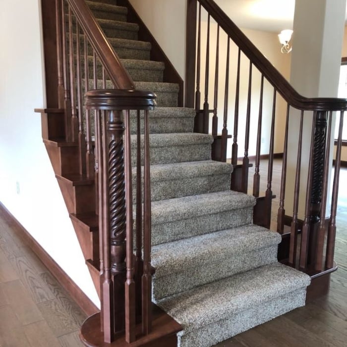 Completed stairway