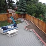Completed deck