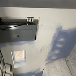 Angle wall around electrical & window casing