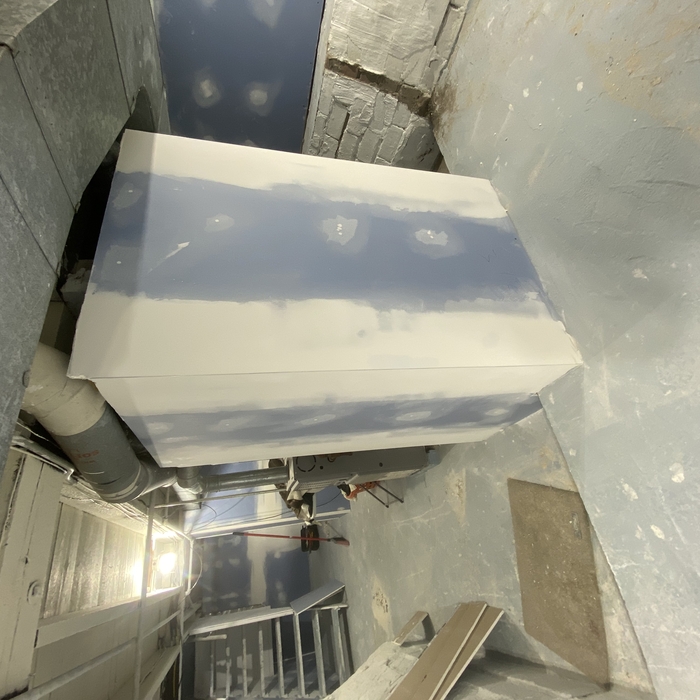 Drywall outside corners around pillar