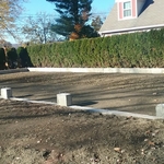 Garage floor pour last summer