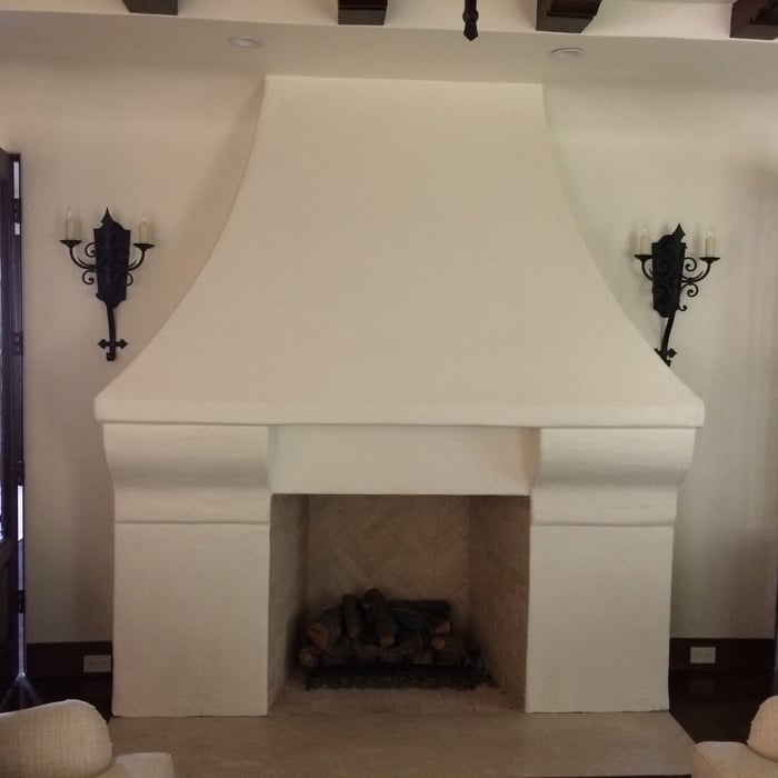 Interior fireplace