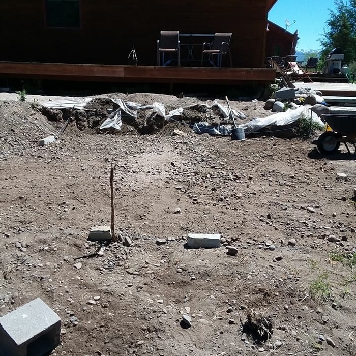 Prior to complete leveling