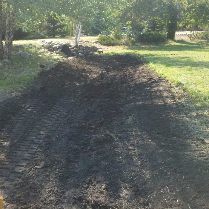 Finish Grade to driveway culvert