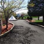 Hand brushed sealing