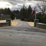 Entrance piers