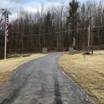 Flag pole installation