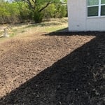 Removal of old grass and tilled