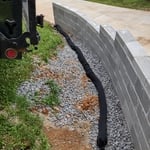 Wall drain