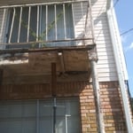 During stair modification