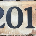 2011 Address - Stone Sign