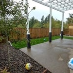 After Installing Deck, Sod, Landscape