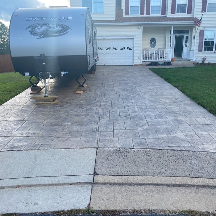Stamped Driveway