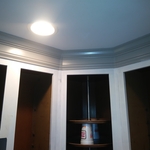 Crown in kitchen