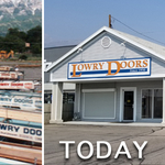 Lowry Doors Then and now.