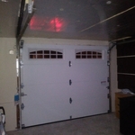 Garage Door and 2 inch thick insullation
