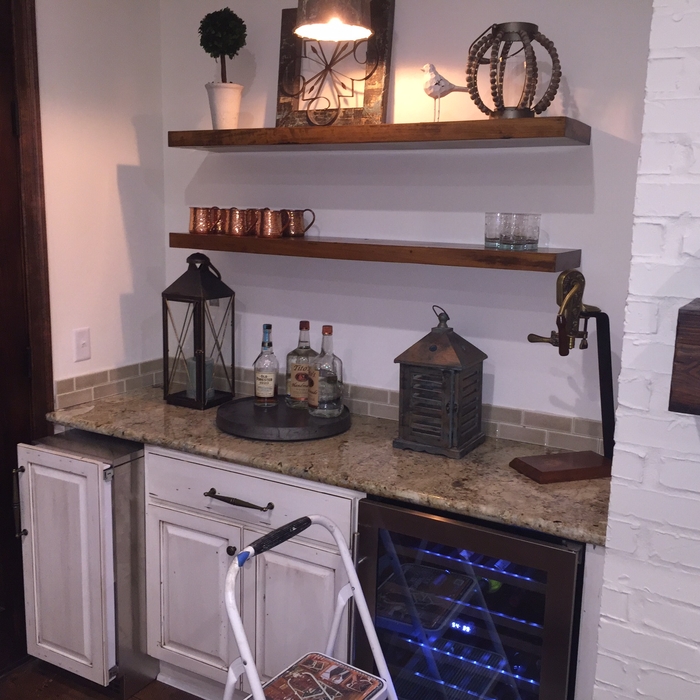 Bar area remodel