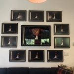Focal point gallery wall