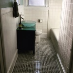 New Tile Floor and Beadboard