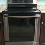 Electric Glass Top Range Install