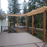 Deck, Rail, and Pergola