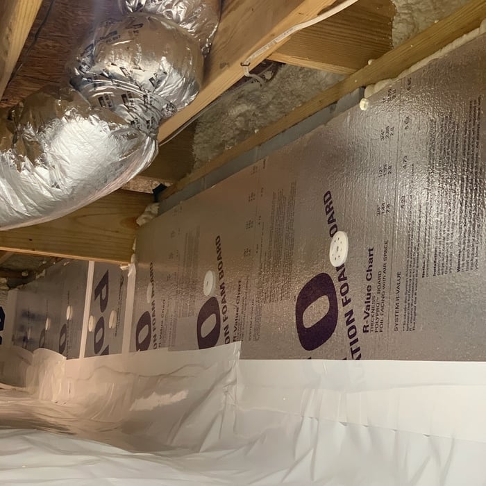 Energy Saving foam insulation board on walls