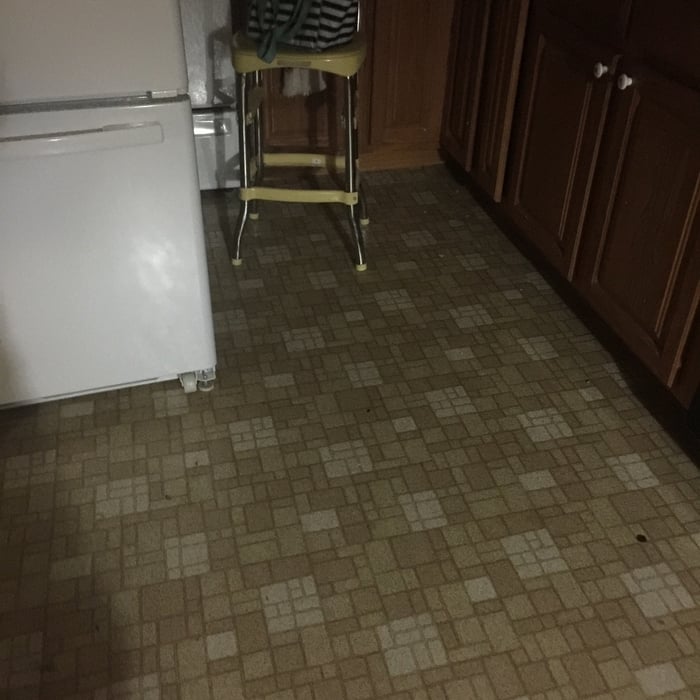 Old laminate flooring