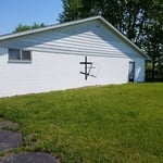 Church exterior artwork