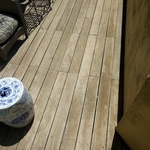 Teak deck before