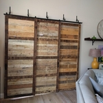 Barn Doors over 8 ft wide sliding door