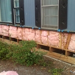 Insulation install and Siding Tie in