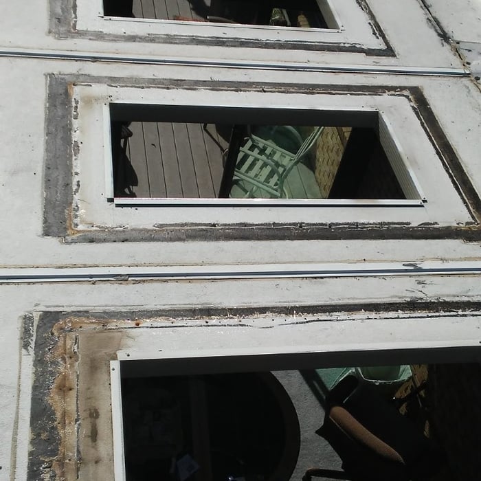 Skylights removed