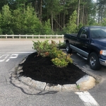 Lowe’s mulch job