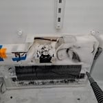 Frozen cooler coil