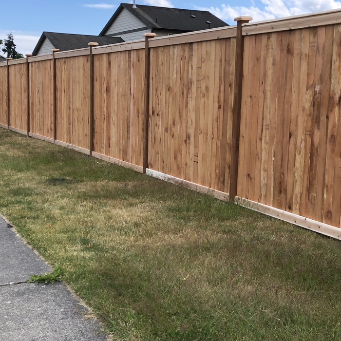 Completed fence
