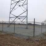 6' High Galvanized Chain Link w/ Barbwire