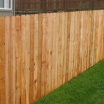 6' High Cedar Solid Privacy Dog Ear