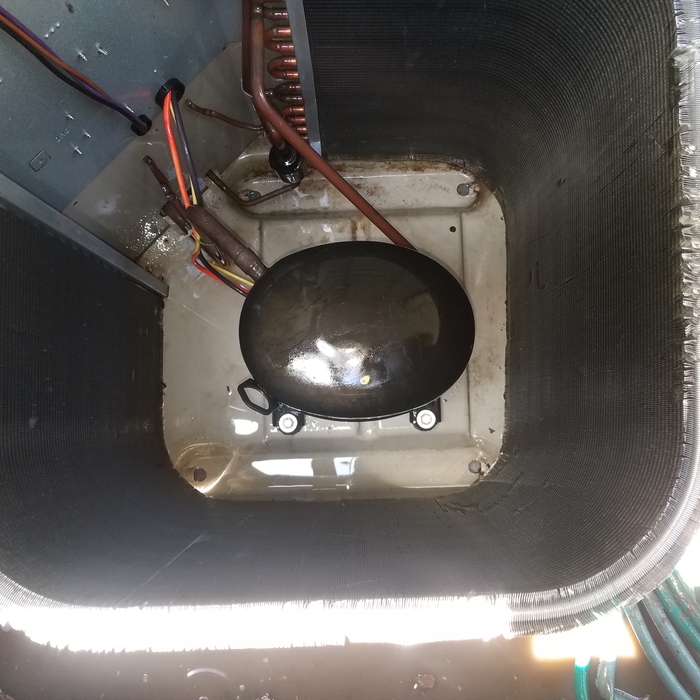Compressor area Cleaned