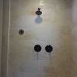 Shower system installed