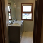 double vanity/flooring/painting