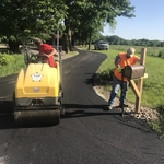 Asphalt paving + Seal