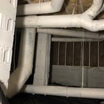 Unwrapped Metal Duct
