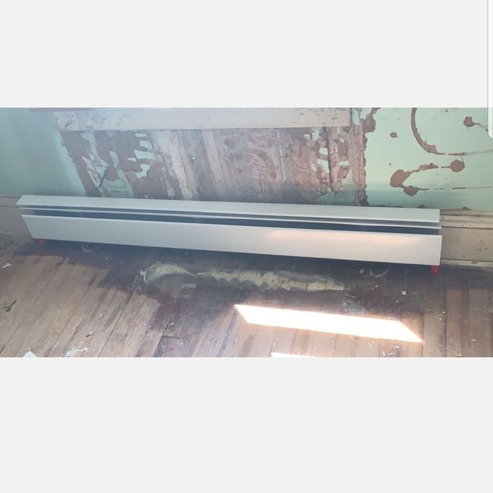 Added new baseboard heat