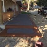 Stamp patio