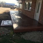 Stamp patio