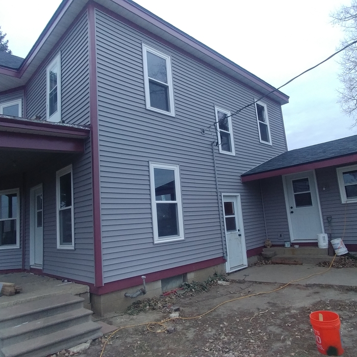 New siding, soffit and fascia